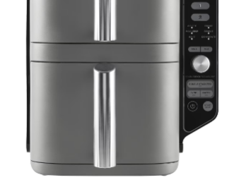 Stacked Twin-Drawer Air Fryer 9.5L