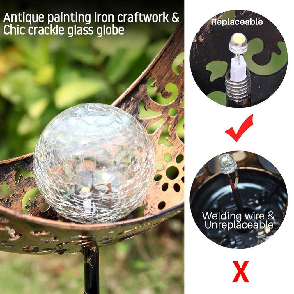 Solar Crescent Moon Garden Light