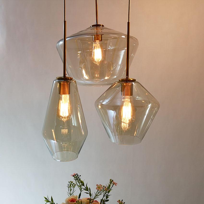 Meriall - Hanging Glass Pendant Light